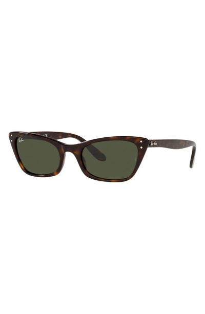 Ray Ban Ray-ban Lady Burbank 55mm Cat Eye Sunglasses In Havana