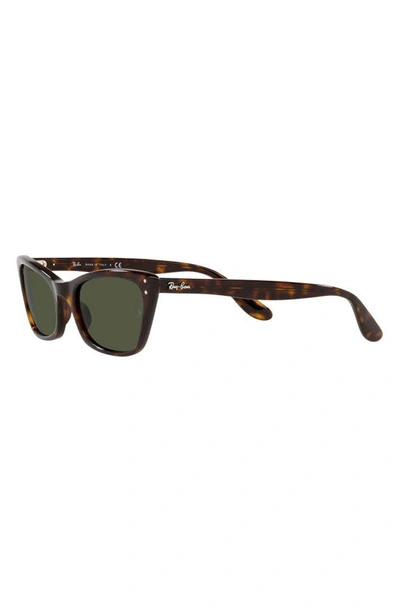 Shop Ray Ban Ray-ban Lady Burbank 55mm Cat Eye Sunglasses In Havana