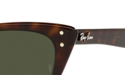 Ray Ban Ray-ban Lady Burbank 55mm Cat Eye Sunglasses In Havana