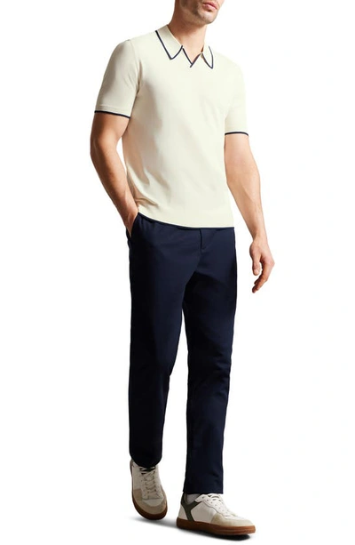 Shop Ted Baker Stortfo Stretch Polo In Stone