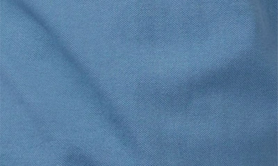 Shop Ben Sherman Signature Tipped Organic Cotton Piqué Polo In Blue Shadow