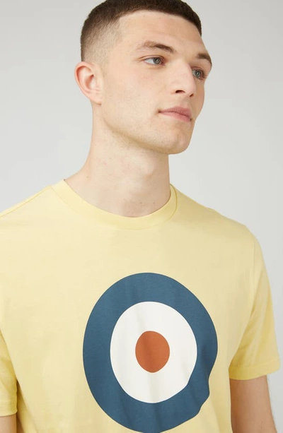 Ben Sherman Men's Signature Target Graphic Short-sleeve T-shirt In Lemon