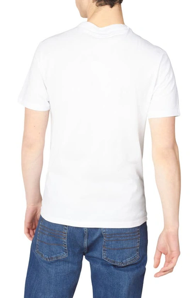 Shop Ben Sherman Target Organic Cotton Graphic T-shirt In White