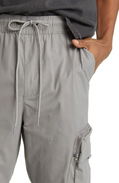 Shop Pacsun Silas Slim Fit Cargo Pants In Brushed Nickle