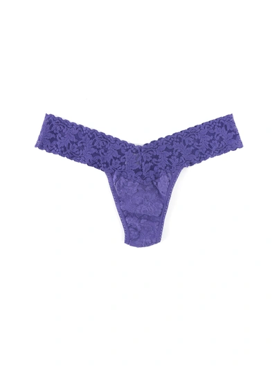 Shop Hanky Panky Signature Lace Low Rise Thong African Violet Purple