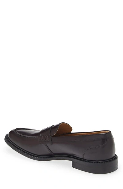 Shop Vinny's Townee Penny Loafer In Brown