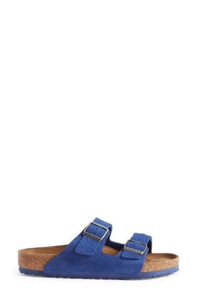 Shop Birkenstock Arizona Desert Slide Sandal In Blue