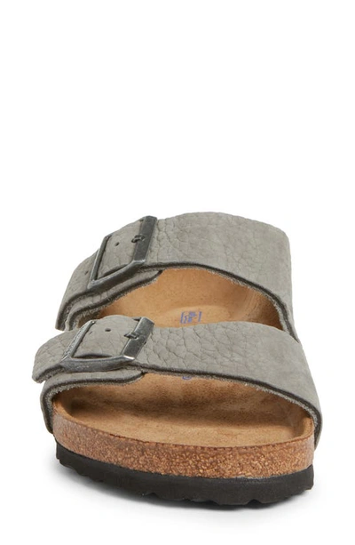 Shop Birkenstock Arizona Desert Slide Sandal In Gray