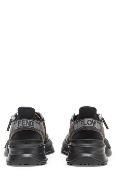 Shop Fendi Flow Low Top Sneaker In F1lq3 Ne Gia Fl Ant Ant Ne