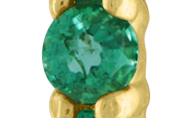 Shop Eden Presley Emerald Huggie Hoop Earrings