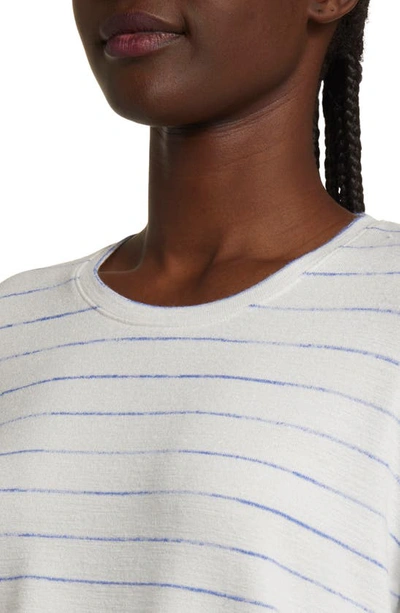 Shop Rag & Bone The Knit Stripe Long Sleeve T-shirt In Blue/white