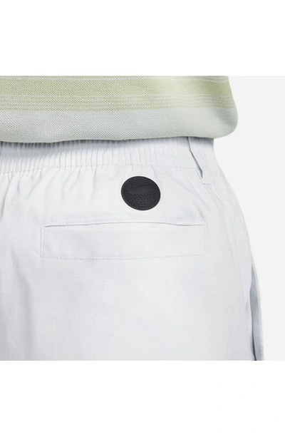 Shop Nike Unscripted Golf Shorts In Photon Dust/ Photon Dust