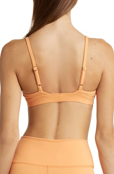 Shop Solely Fit Delicate Sports Bra In Apricot