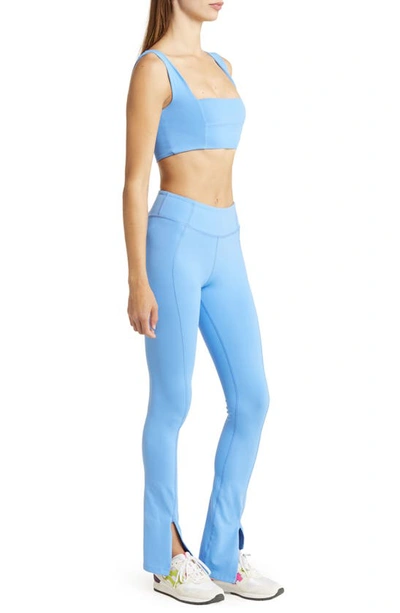 Shop Solely Fit Movement Performance Sports Bra In Maya Blue