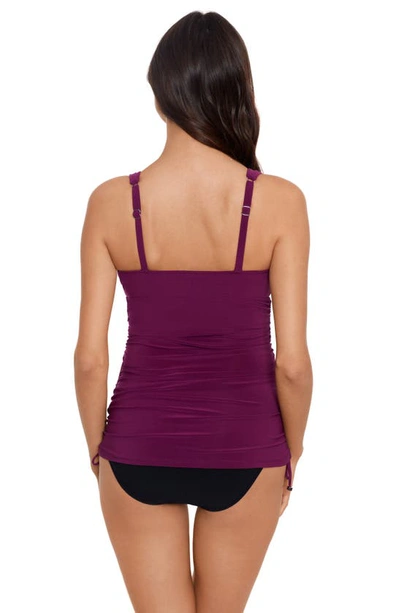 Shop Magicsuit ® Dani Solid Underwire Tankini Top In Jam