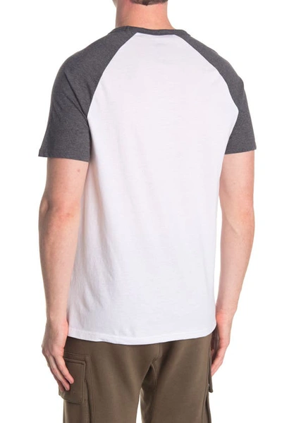 Shop Abound Raglan Sleeve Baseball T-shirt In White