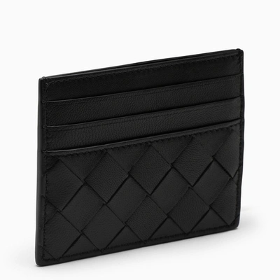Shop Bottega Veneta | Black Leather Card Holder