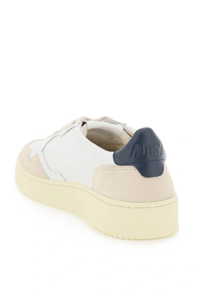 Shop Autry Leather Medalist Low Sneakers