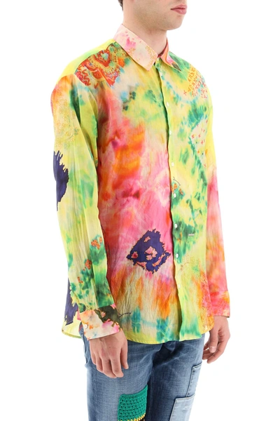 Shop Dsquared2 Multicolor Print Shirt