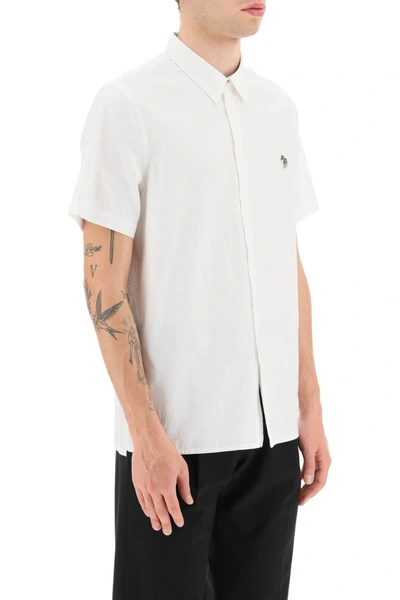 Shop Ps By Paul Smith Short Sleeve Shirt In Organic Cotton