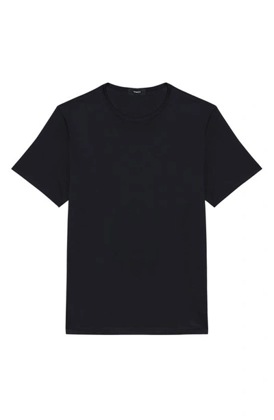 Shop Theory Precise Luxe Cotton Jersey Tee In Black