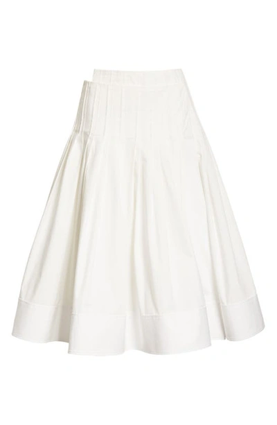 Shop Proenza Schouler Cotton Poplin Wrap Skirt In White