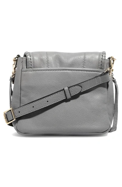 Shop Aimee Kestenberg Mini All For Love Convertible Leather Crossbody Bag In Cool Grey