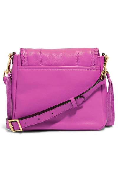 Shop Aimee Kestenberg Mini All For Love Convertible Leather Crossbody Bag In Fuchsia