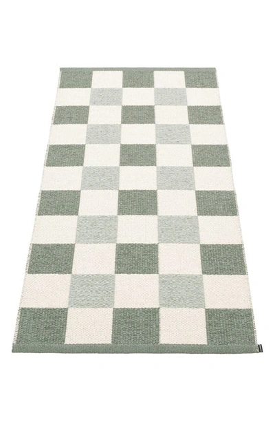 Shop Pappelina Pix Reversible Indoor/outdoor Rug In Green Tones