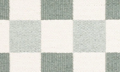 Pappelina Pix Reversible Indoor/outdoor Rug In Green Tones