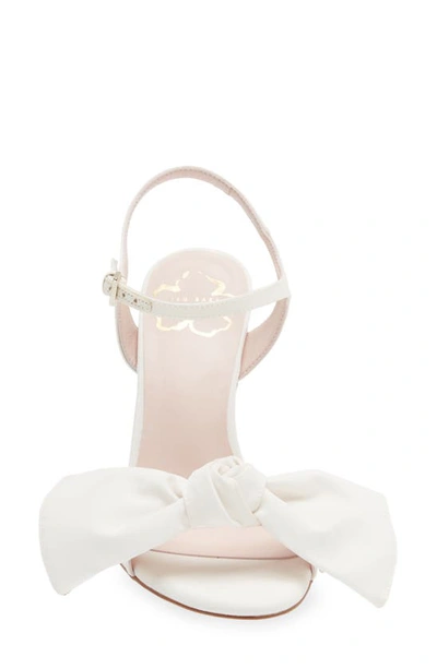 Shop Ted Baker Bribria Ankle Strap Sandal In Ivory