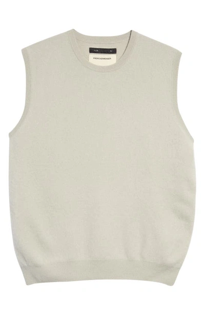 Shop Frenckenberger Sleeveless Cashmere Sweater In Moon