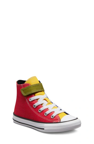 Converse Kids' Chuck Taylor® All Star® 1v High Top Sneaker In Blue/ Red/  White | ModeSens