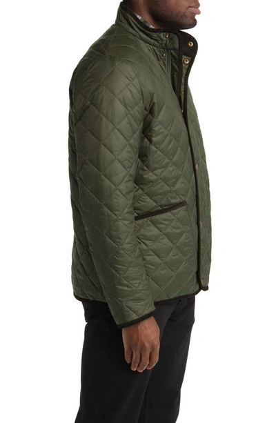 Barbour Cavendish Quilted Nylon Jacket In Olive ModeSens