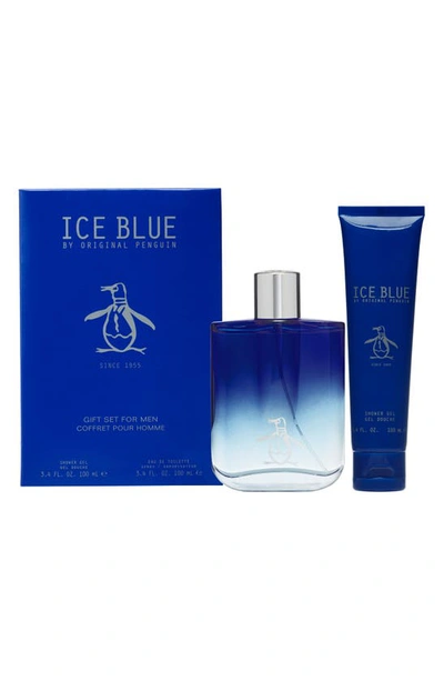 Shop Original Penguin Ice Blue Eau De Toilette Spray & Shower Gel