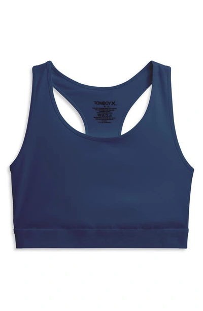 Shop Tomboyx Racerback Compression Top In Night Sky