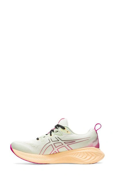 Shop Asics Gel-cumulus® 25 Running Shoe In Whisper Green/ Pink Rave