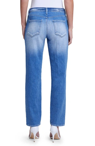 Shop L Agence Marjorie Mr. Slouch Slim Fit Straight Leg Jeans In Balboa