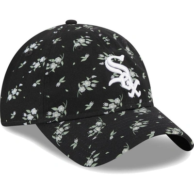 Shop New Era Youth  Black Chicago White Sox Bloom 9twenty Adjustable Hat