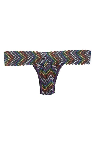 Shop Hanky Panky Print Low Rise Thong In Up All Night