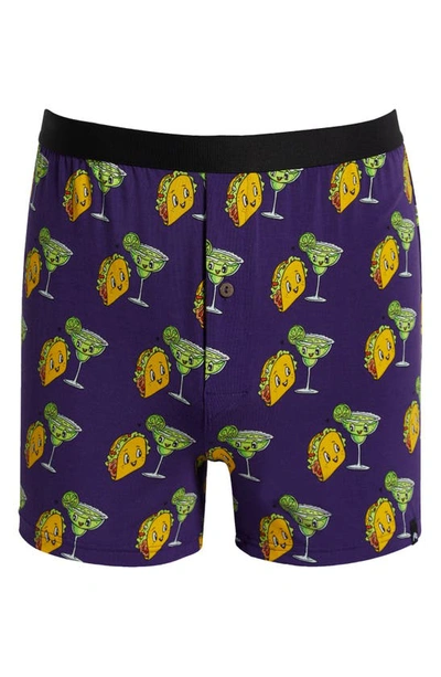 Shop Meundies Knit Boxers In Taco Chance On Me