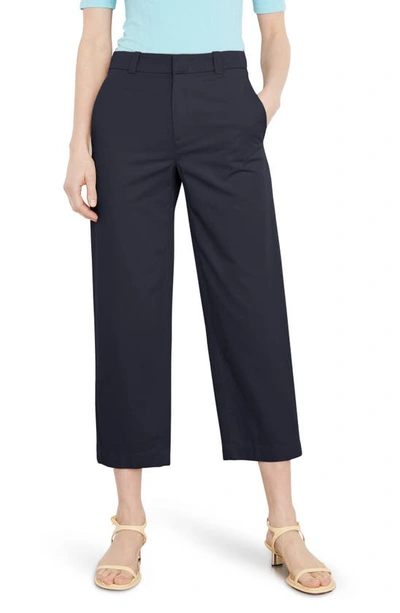 Shop Vince Washed Cotton Crop Pants In Coastal