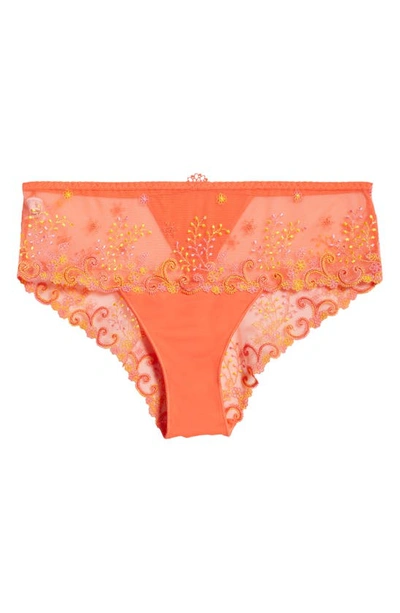 Shop Simone Perele 'delice' Boyshorts In Mango