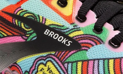 Shop Brooks Ghost 15 Running Shoe In Black/ White/ Multi