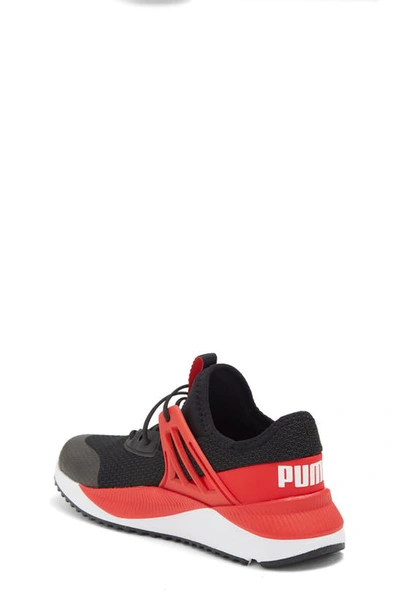 Shop Puma Kids' Pacer Future Sneaker In  Black-high Risk