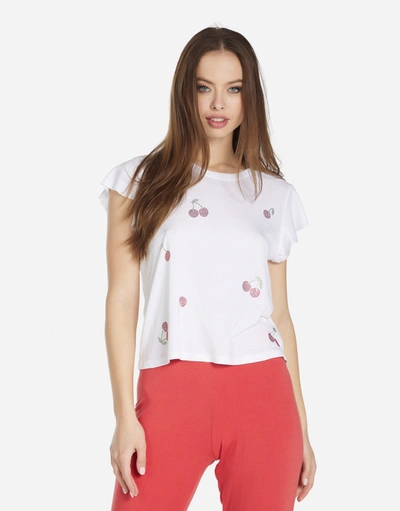 Lauren Moshi Estee Crystal Cherries In White