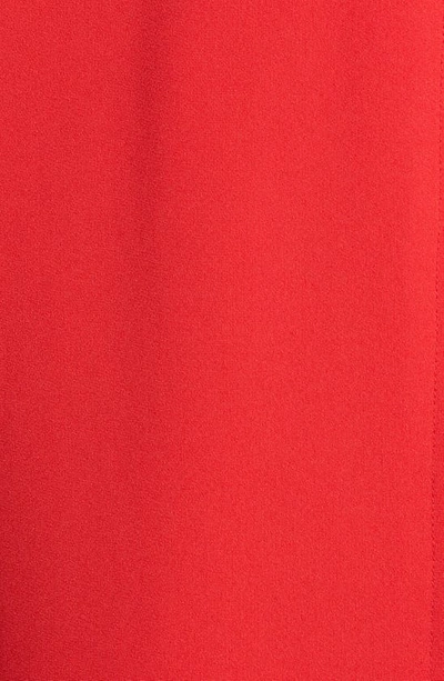 Shop Undercover Slash Cutout Lace Trim Blazer In Red