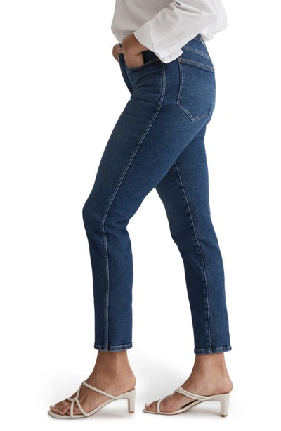 Shop Madewell Stovepipe High Waist Stretch Denim Jeans In Auraria Wash