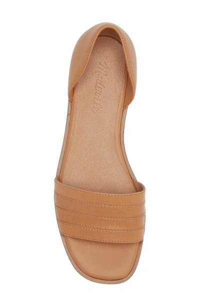 Shop Madewell Brindle D'orsay Flat In Desert Camel
