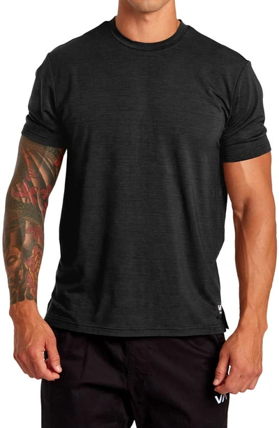 Shop Rvca Va Sport Balance Performance T-shirt In Black